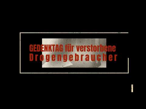 Gedenktag für verstorbene Drogengebraucher 2019 Infoscreen