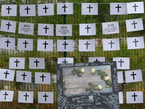 Impressionen der Gedenkfeier in Köln am 21.7.2015