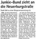Junkie-Bund zieht an die Neuerburgstraße