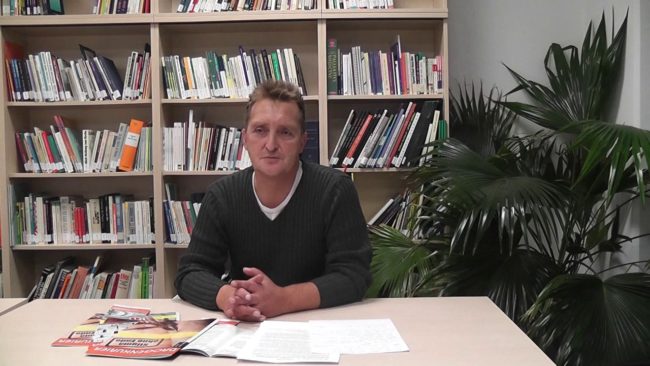 Dirk Schäffer vom Bundesverband "Junkies, Ehemalige und Substituierte"