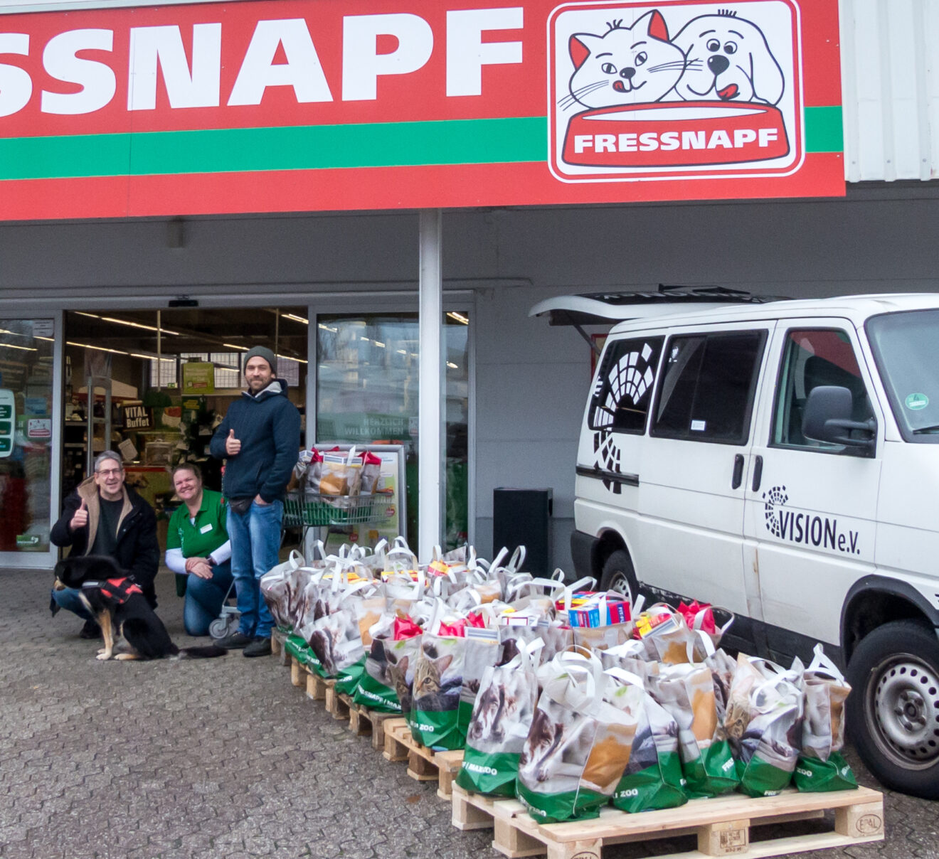 Spende von Fressnapf