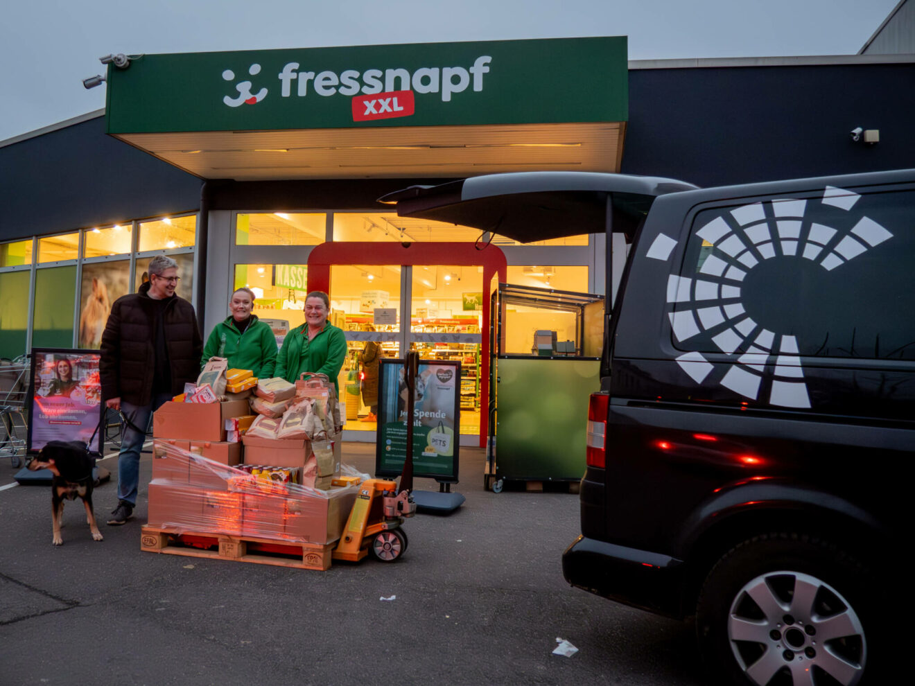 Spende von Fressnapf